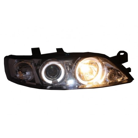 Angel Eyes Headlights suitable for OPEL Vectra B FaceLift (1998-2002)