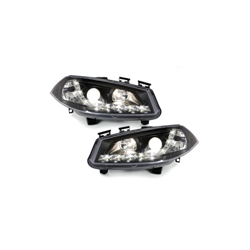 DAYLINE headlights suitable for RENAULT Megane 03-06 _ drl-optic _ black