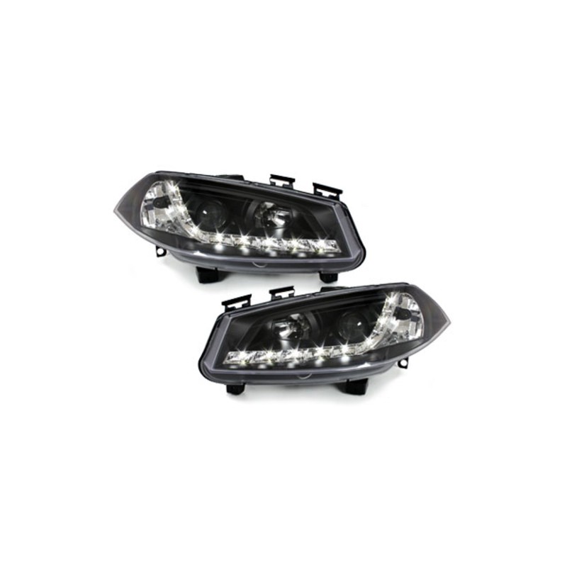 DAYLINE headlights suitable for RENAULT Megane 03-06 _ drl-optic _ black