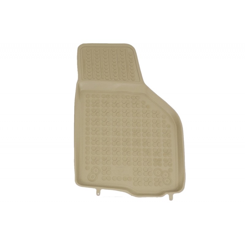 Rubber Floor Mat Beige SEAT Leon 1P 2005-2013, suitable for SKODA Octavia II 2004-2013, Octavia II Tour 2010+ Golf 5, Golf 6 200