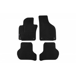 Floor mat Carpet graphite suitable for SKODA Octavia II Limousine 01/2008-01/2013, Kombi 01/2008-04/2013