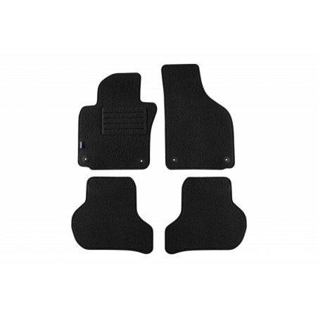 Floor mat Carpet graphite suitable for SKODA Octavia II Limousine 01/2008-01/2013, Kombi 01/2008-04/2013