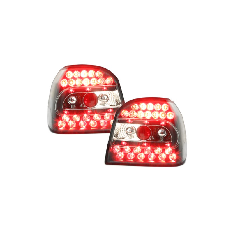 LED taillights Golf III 91-98 _ black LED taillights Golf III 91-98 _ black