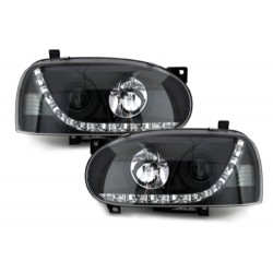 Dayline Headlights  suitable for VW Golf 3 III (1992-1998) LED DRL Optic