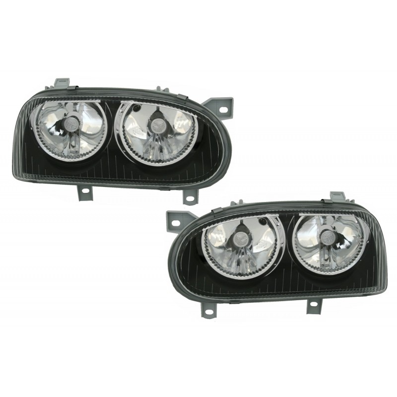 Headlights suitable for VW Golf 3 III (1992-1998) Black