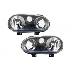 Headlights  suitable for VW Golf 4 IV 1997-2004 Without Magnifying 