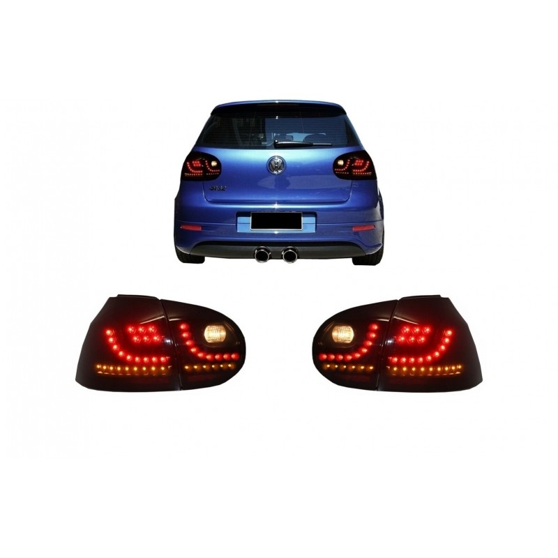 Led Taillights suitable for VW Golf V 5 Left Hand Drive (2004-2009) Smoke Extreme Black Look Urban Style