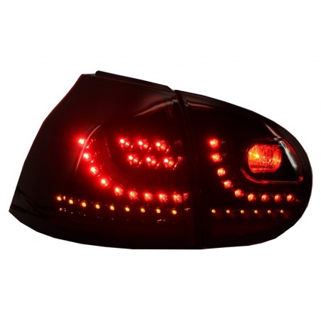 Led Taillights  suitable for VW Golf V 5 Left Hand Drive (2004-2009) Cherry Red Urban Style