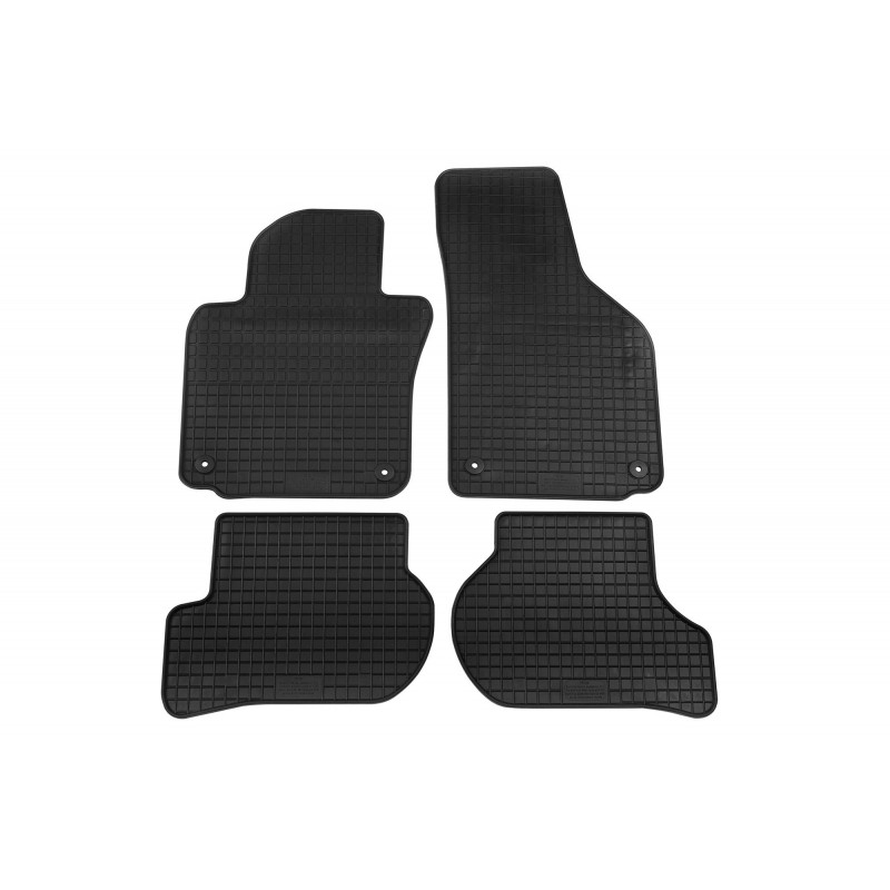 Floor Mat Rubber suitable for VW Golf V 09/2003-2008, Jetta 07/2005-12/2010, Golf VI 2008-10/2012, Scirocco 09/2008, Golf VI Var