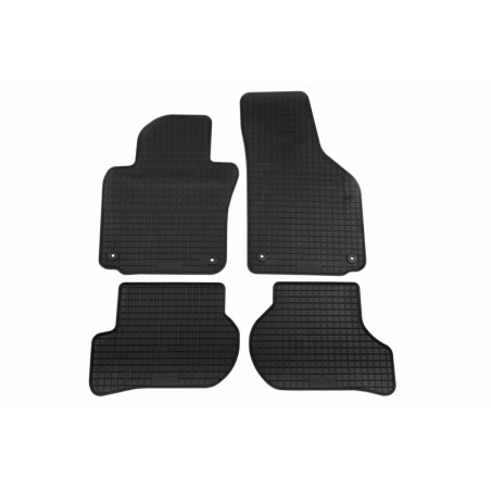 Floor Mat Rubber suitable for VW Golf V 09/2003-2008, Jetta 07/2005-12/2010, Golf VI 2008-10/2012, Scirocco 09/2008, Golf VI Var