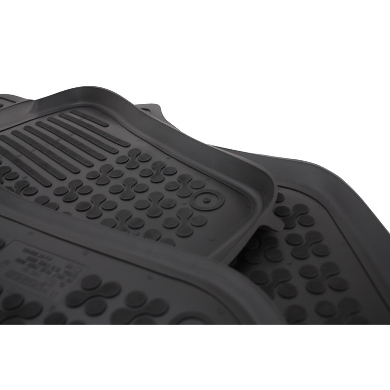 Floor mat black fits to suitable for SKODA Yeti 2009- suitable for VW Golf Plus 2005- 