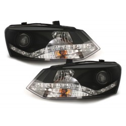 DAYLINE headlights suitable for VW Polo 6R 09+_drl optic_black