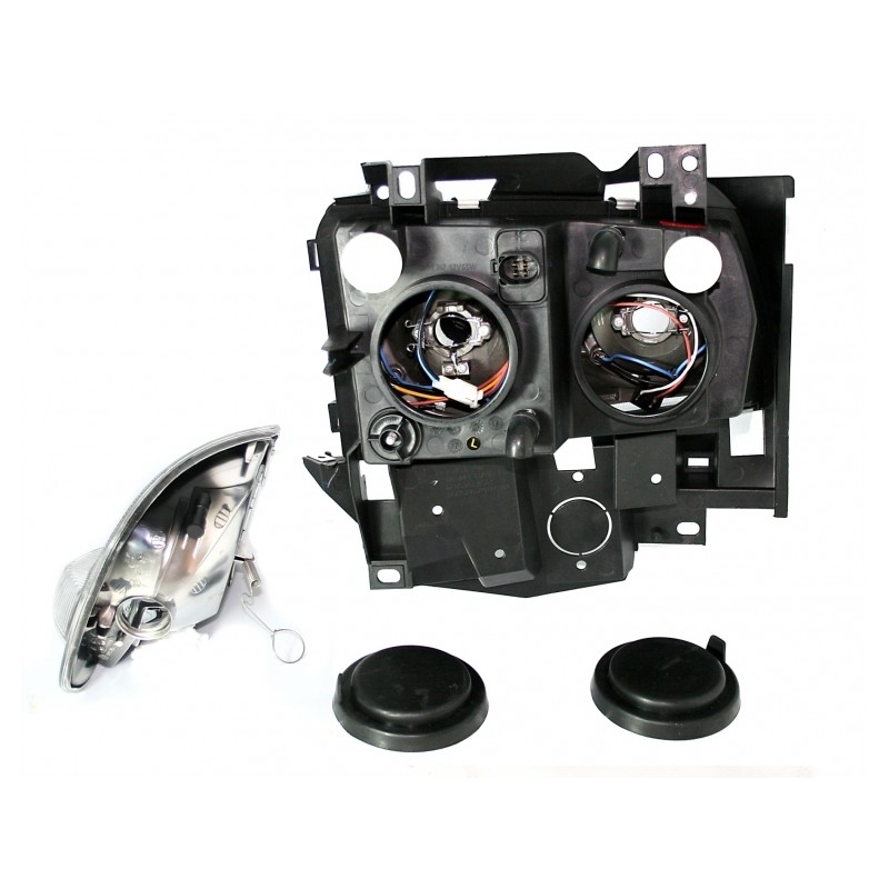 Headlights for VW GOLF T4 97-08.03 2 Halo Rims Black