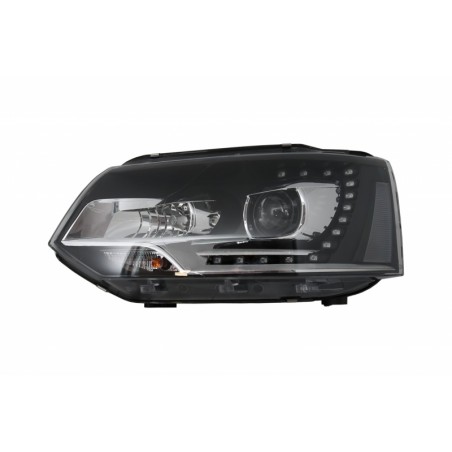 LED Dayline Headlights suitable for VW Transporter T5 (2010-2015) Xenon Look