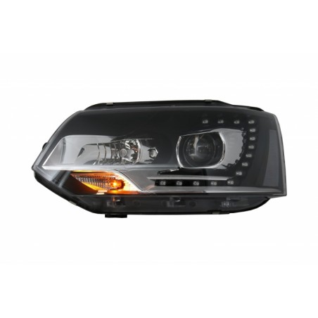 LED Dayline Headlights suitable for VW Transporter T5 (2010-2015) Xenon Look