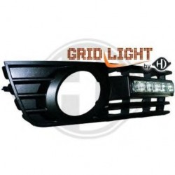 feux diurnes, avec grilles pour anti-br., homologation R87         AUDI A4,