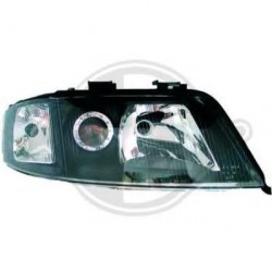 phares design, noir, H7/H1, règl. électr.      A6,