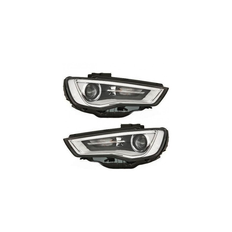 Phares Audi A3 8V a feux diurne bande led