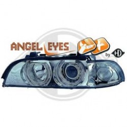 phares design XENON, chrome, correct. phare, anneaux        E39,