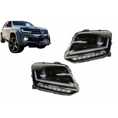 Phares Osram Full LED pour VW Amarok Clignotants séquentiels dynamiques