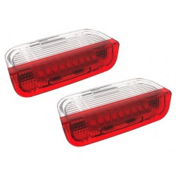 Lampe de porte Led Blanc/Rouge