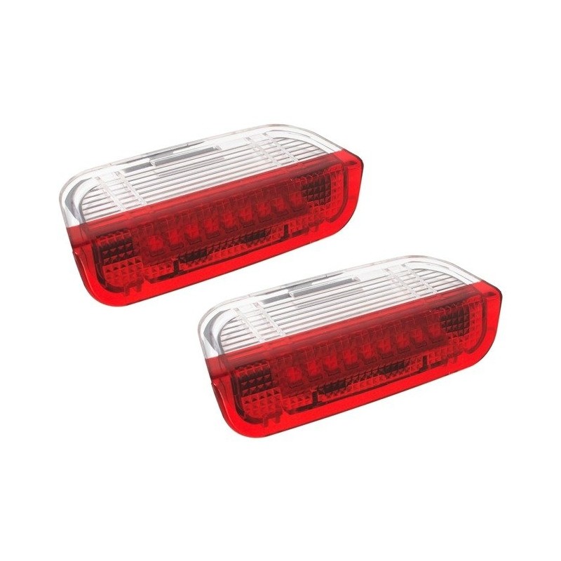 Lampe de porte Led Blanc/Rouge