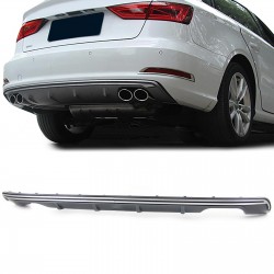 Spoiler / Diffuseur arrière sport pour Audi A3 8V Sportback 12-16