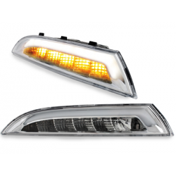 carDNA Clignotants dynamiqueLED avant Feux de position VW Scirocco III chromé