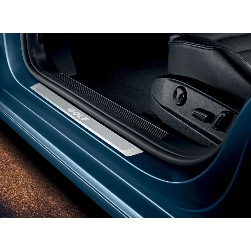 Garnitures de seuil de seuil en acier inoxydable pour Golf 7 (5 portes)