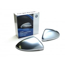 Coques de rétroviseur chromées mat pour Golf 7 et Golf 7 SW