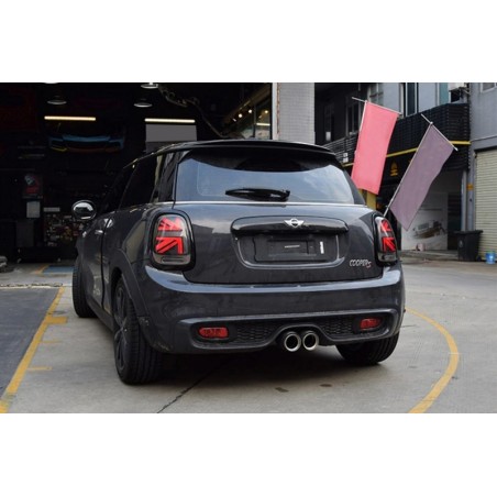 Feux arrière adaptables sur MINI ONE F55 F56 F57 3D 5D Décapotable (2014-2018) JCW Design Rouge