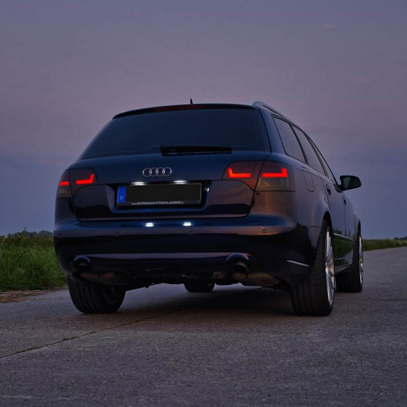 Feux arrière LITEC LED Audi A4 Avant B7 04-08-Rouge/Fumé - RA16LARS