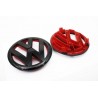 Logo de calandre Noir brillant et rouge Golf 6 Logo de calandre Noir brillant et rouge Golf 6