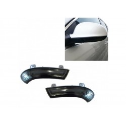 Paire de clignotants de rétroviseur Led noir Vw, Seat, Skoda