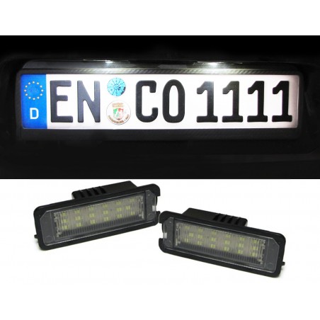 Bloc Led pour plaque d'immatriculation (x2) - LPLVA14