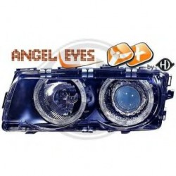 phares design XENON, noir, correct. phare, ballast, anneaux       E38,