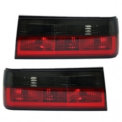 FEUX ARRIÈRES DESIGN, ROUGE/GRIS         BMW E30, +CABRIO+TOURING 90-93