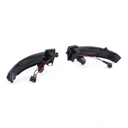 Clignotants Rétroviseurs Dynamiques LED Fumée Noire pour Renault Megane IV 15-19 Clignotants Rétroviseurs Dynamiques LED Fumée Noire pour Renault Megane IV 15-19