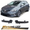 Clignotants Rétroviseurs Dynamiques LED Fumée Noire pour Renault Megane IV 15-19 Clignotants Rétroviseurs Dynamiques LED Fumée Noire pour Renault Megane IV 15-19