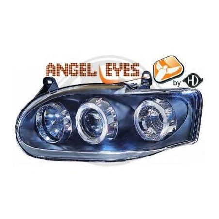 phares design, noir, clign., règl. man., anneaux ESCORT, phares design, noir, clign., règl. man., anneaux ESCORT,