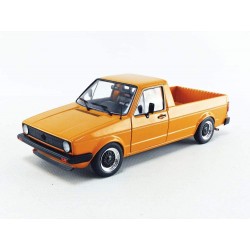 VW Caddy Miniature de Collection Orange 1:18eme