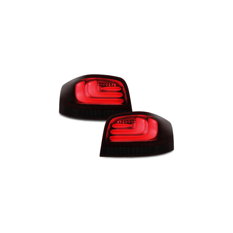 Feux LED Audi A3 8P 03-09 Noir/Rouge/Fume