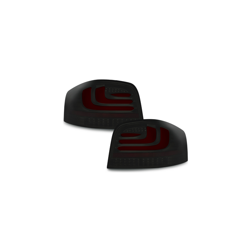 Feux LED Audi A3 8P 03-09 Noir/Rouge/Fume