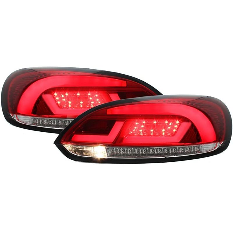 Feux arrière LED à clignotants dynamique Rouge clair  VW SCIROCCO