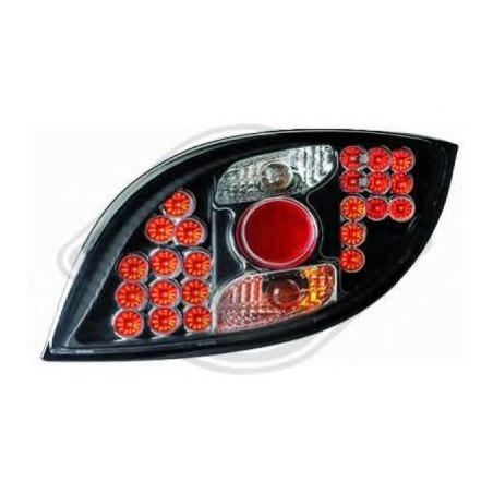 Feux arrière LED design noir pour Ford KA