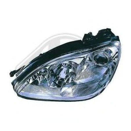 Phares XENON chrome compl. avec accessoires Mercedes W220 avant gauche