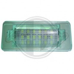 feu de plaque d'immatr., LED      MERCEDES W202/W210, Berline, 