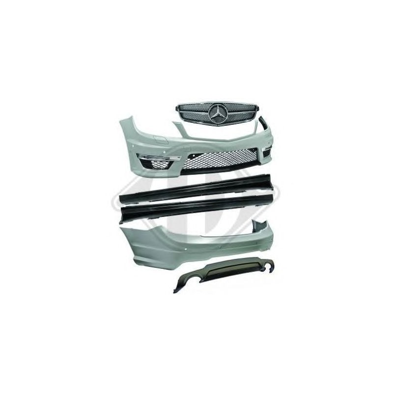 pare-chocs avant/arr., kit       W204,