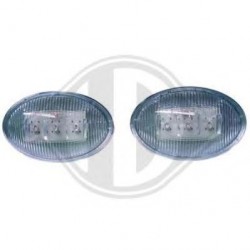 Clignotant latéral Design  chrome, LED      Opel CORSA,