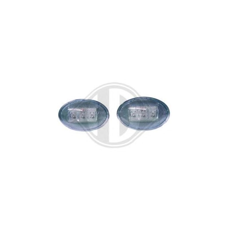 Clignotant latéral Design  chrome, LED      Opel CORSA,